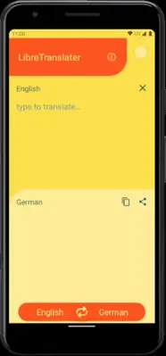 LibreTranslater android App screenshot 1